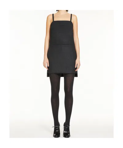 Max Mara Leale Mini Dress In Black