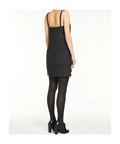 Max Mara Leale Mini Dress In Black