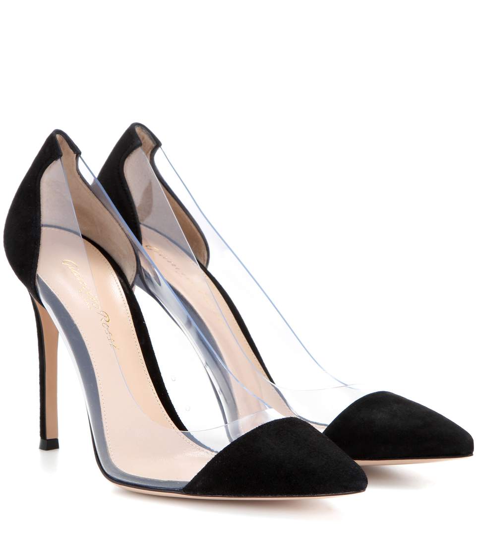 gianvito rossi clear heels
