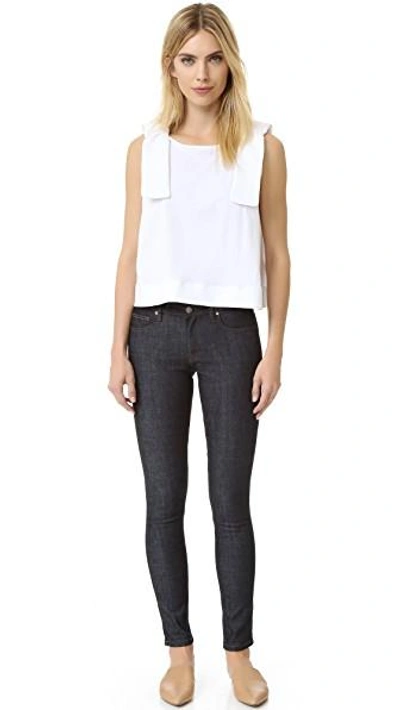 Shop Victoria Victoria Beckham Double Knot Tee In White