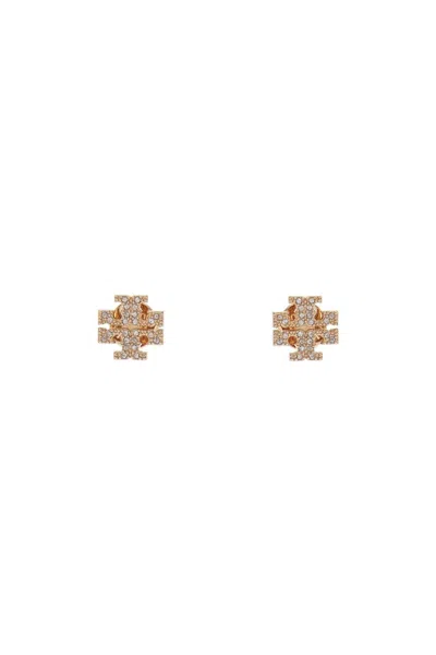 Tory Burch Kira Pave Stud Earring In Gold