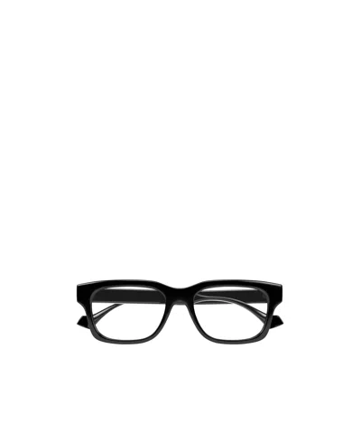 Gucci Rectangular Frame Glasses In Black