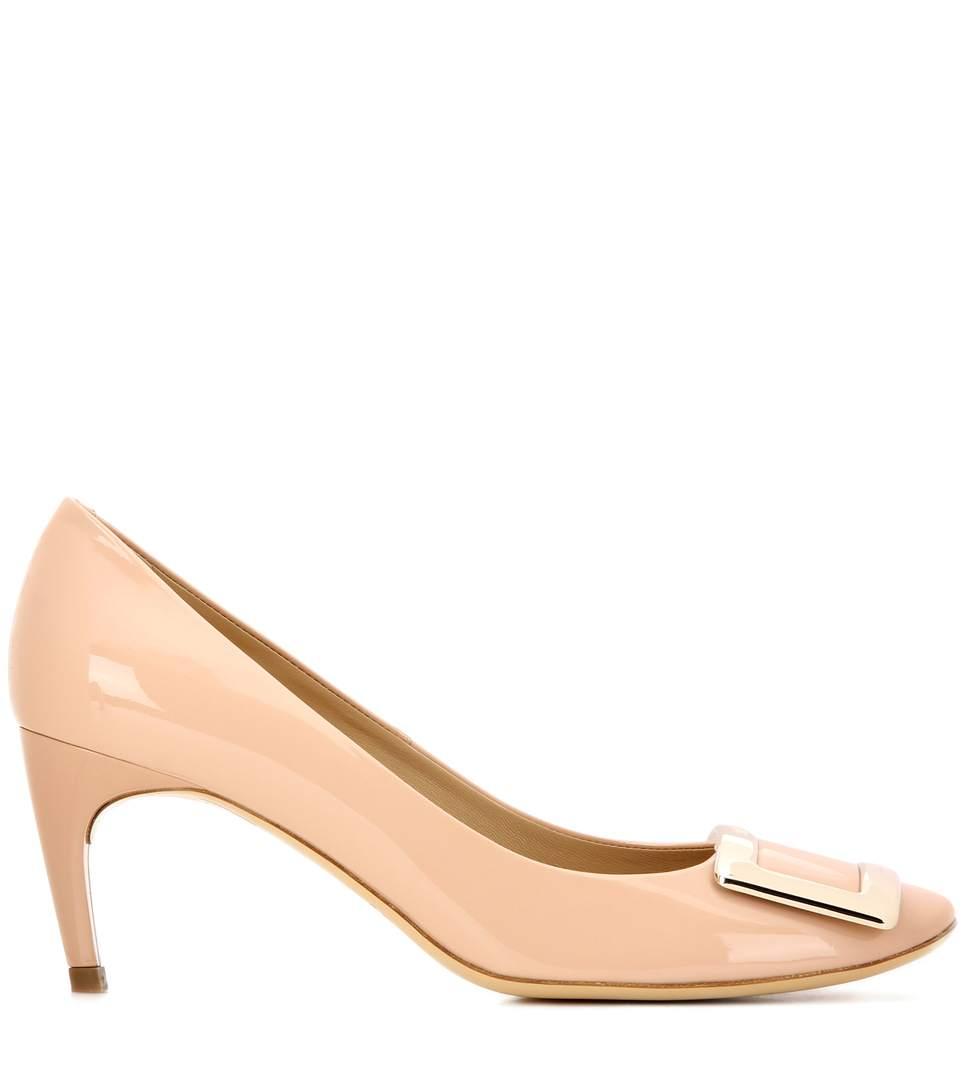 roger vivier belle de nuit patent leather pumps