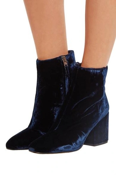 Shop Sam Edelman Taye Velvet Ankle Boots