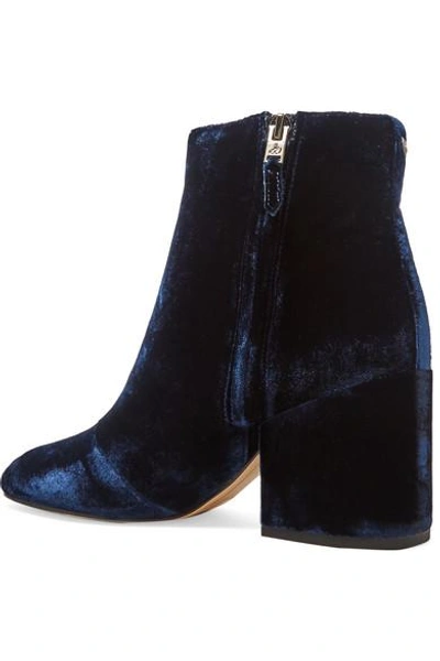 Shop Sam Edelman Taye Velvet Ankle Boots