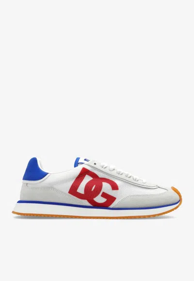 Dolce & Gabbana Cushion Low-top Sneakers Featuring Contrasting Elements In Multicolor