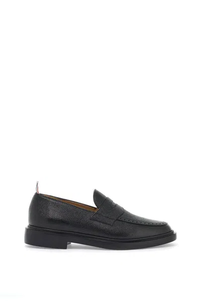 THOM BROWNE LEATHER LOAFERS 