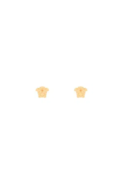 Versace Medusa Stud Earrings In Gold