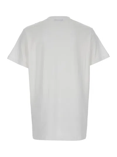 Balmain Vintage Gel-logo T-shirt In White