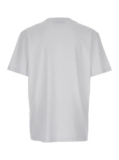 Dsquared2 White T-shirt With Logo Lettering In White