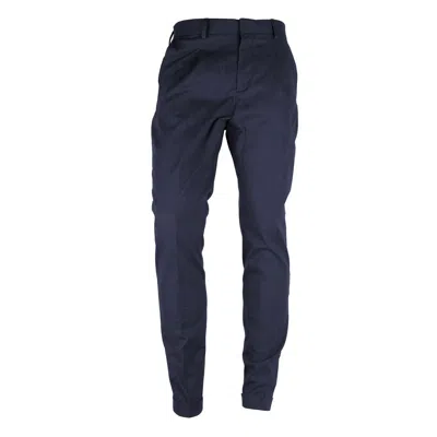 Made In Italy Elegant Wool Blend Milano Men's Men's Trousers In Blue