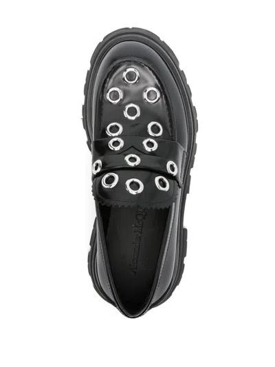 Alexander Mcqueen Alexander Mc Queen Wander Leather Loafers In Black