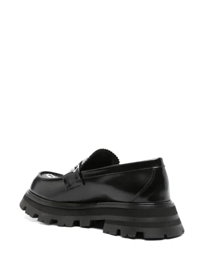 Alexander Mcqueen Alexander Mc Queen Wander Leather Loafers In Black