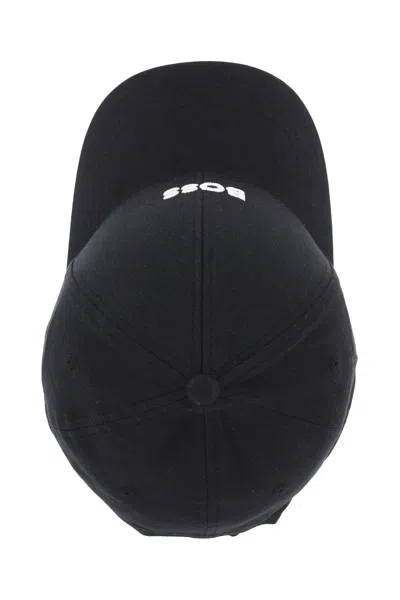Hugo Boss Boss Baseball Cap With Embroidered Logo Men In Black