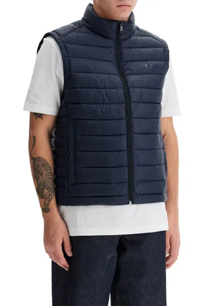 Hugo Boss Foldable Padded Vest In Blue