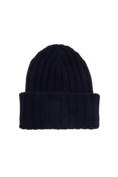 Dsquared2 "beanie Hat With Patch Logo In Blue