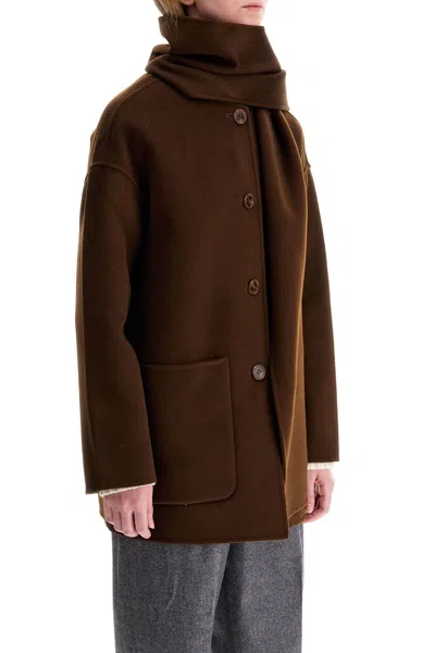 Dynamis Studio 'antwerp Coat With Built-in In Brown
