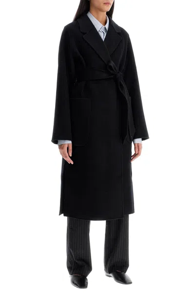 Dynamis Studio Long Milan Coat In Black