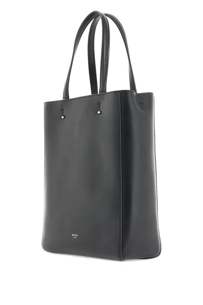 Jimmy Choo Borsa Tote Lenny N/s In Pelle Liscia In Black