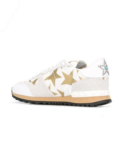 Shop Valentino Garavani ‘rockrunner Camustars' Sneakers