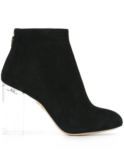 Charlotte Olympia Black Alba Ankle Boots