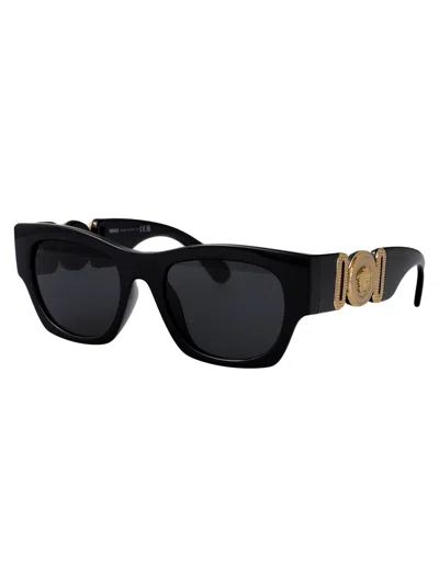Versace Eyewear Rectangular Frame Sunglasses