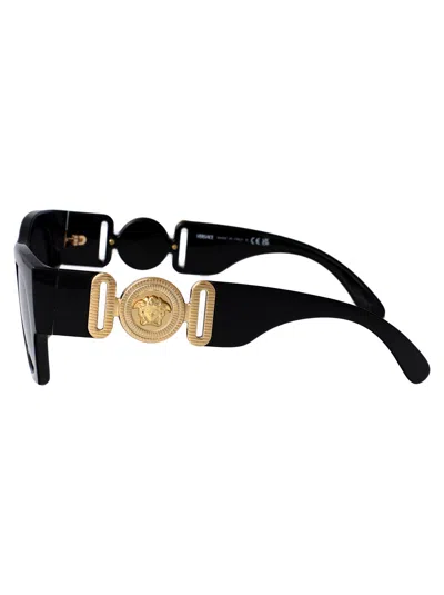 Versace Eyewear Rectangular Frame Sunglasses