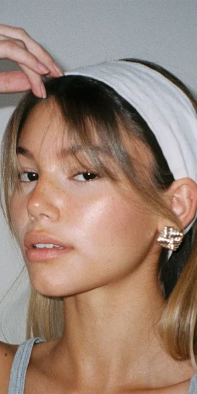 Heaven Mayhem Wind Earrings Silver In White