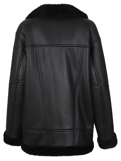 Blancha Shearling Jacket In Black