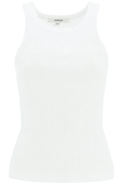 AGOLDE AGOLDE  RIBBED SLEEVELESS TOP B 