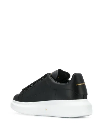 Shop Alexander Mcqueen Oversized Leather Sneakers