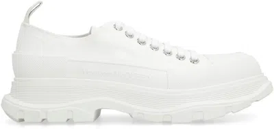 Shop Alexander Mcqueen Tread Slick Lace-up Shoes