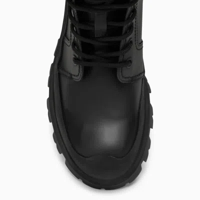 Alexander Mcqueen Alexander Mc Queen Wander Black Leather Boot In Black