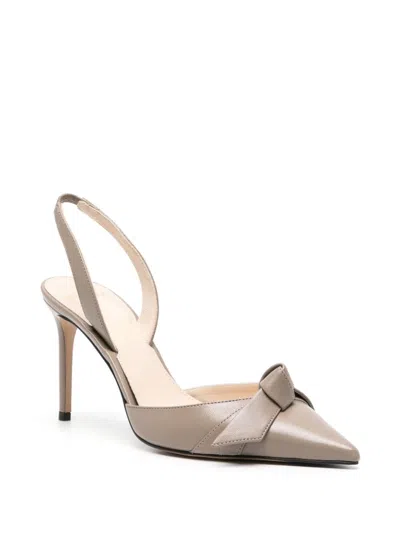 Alexandre Birman Clarita 90mm Leather Slingback Pumps