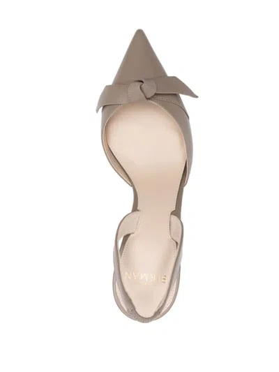Alexandre Birman Clarita 90mm Leather Slingback Pumps