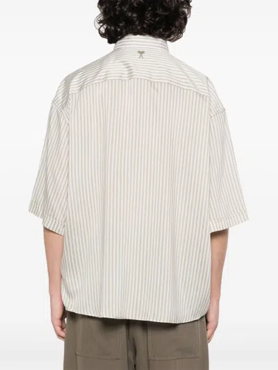 Shop Ami Alexandre Mattiussi Ami Paris Boxy Fit Sl Shirt