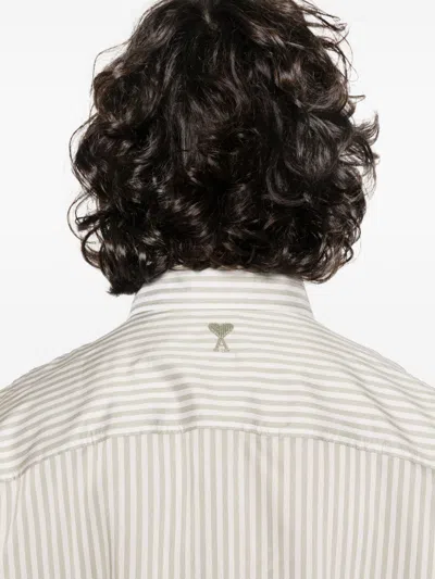 Ami Alexandre Mattiussi Ami De Coeur Monogram-motif Shirt