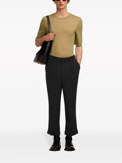Ami Alexandre Mattiussi Pleated Straight-leg Trousers