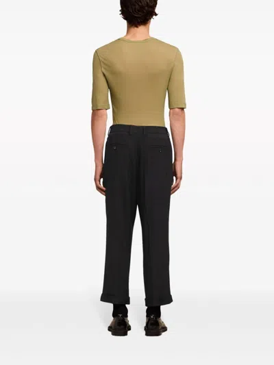 Ami Alexandre Mattiussi Pleated Straight-leg Trousers