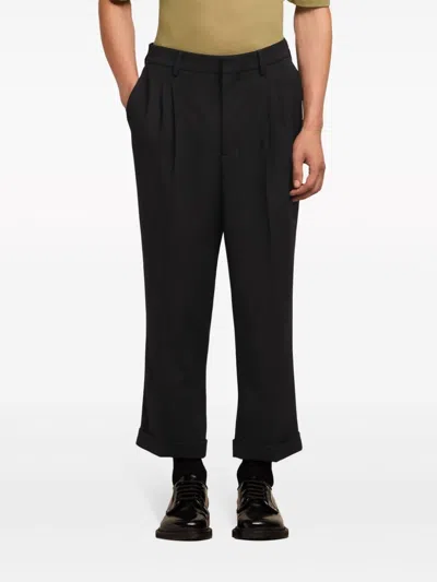 Ami Alexandre Mattiussi Pleated Straight-leg Trousers