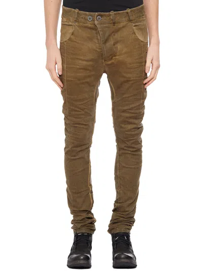 BORIS BIDJAN SABERI BORIS BIDJAN SABERI PANTALONE IN COTONE SPALMATO 