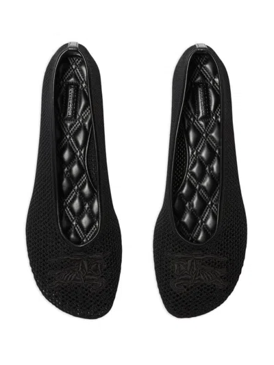 Burberry Mesh Fabric Ballerinas