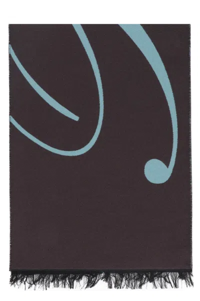 Burberry Wool And Silk Scarf