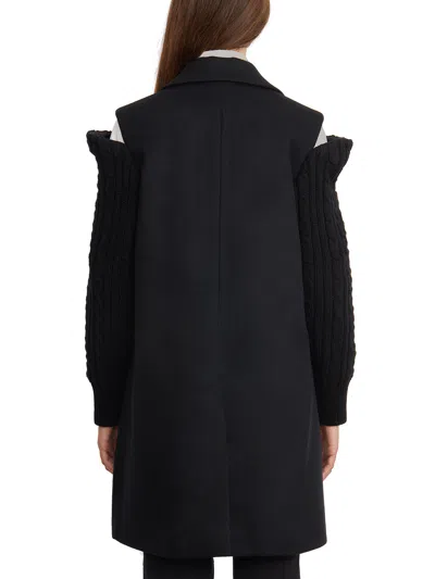 COMME DES GARÇONS COMME DES GARÇONS COAT WITH WOOL SLEEVES 