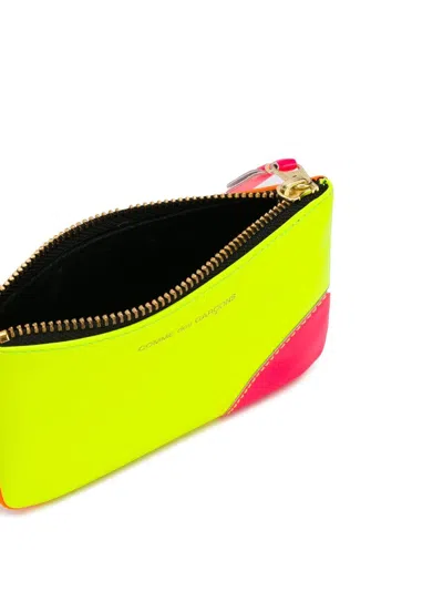Comme Des Garçons Wallet Super Fluo Leather Line