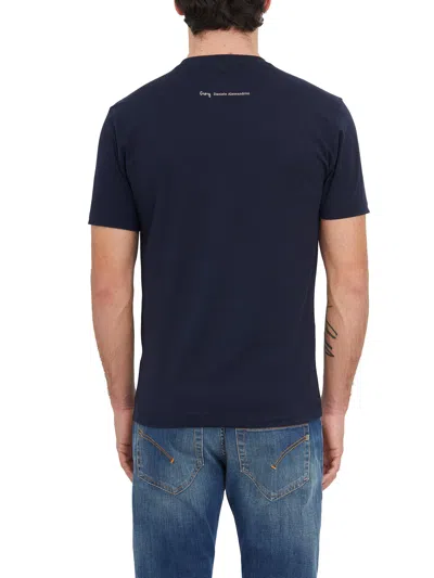 Daniele Alessandrini T-shirt Girocollo In Cotone Stretch