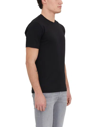 Daniele Alessandrini T-shirt Girocollo In Cotone Stretch