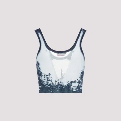 Diesel Cropped Ribbed Tank Top