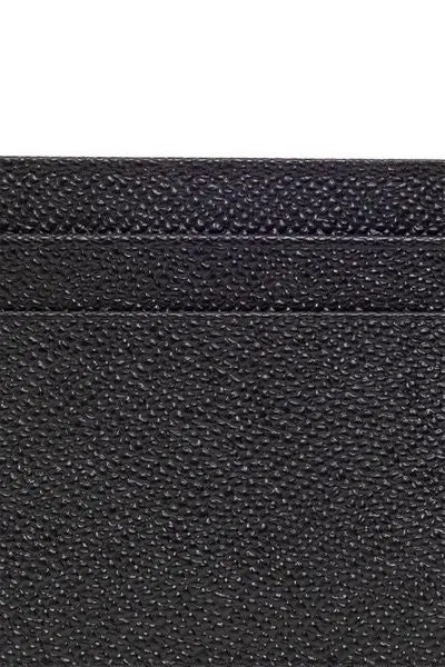 Dolce & Gabbana Black Textured Calf Leather Bi-fold Wallet