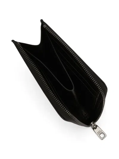 Dolce & Gabbana Men's Logo Print Leather Wallet